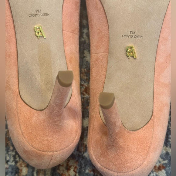 Veronica Beard Lisa Pumps 70mm Heels in Peach in Size 7 - Picture 11 of 13